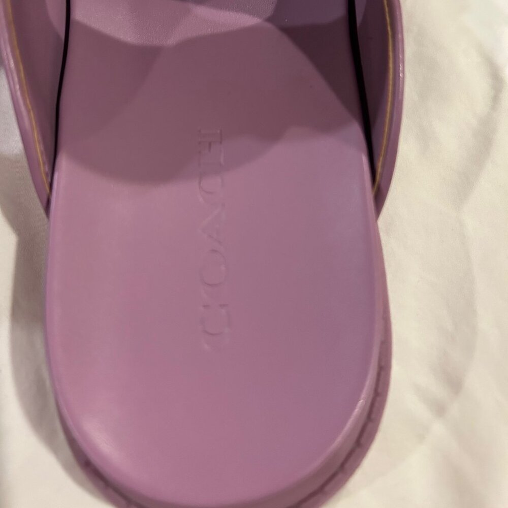 Coach Two Band Sport Slide With Floral Print - EUC - Picture 8 of 9